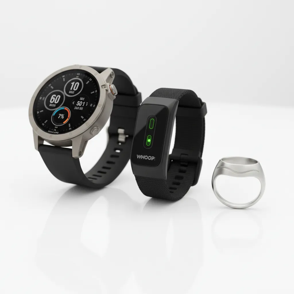 whoop garmin oura ring fitness trackers comparison nordic walking