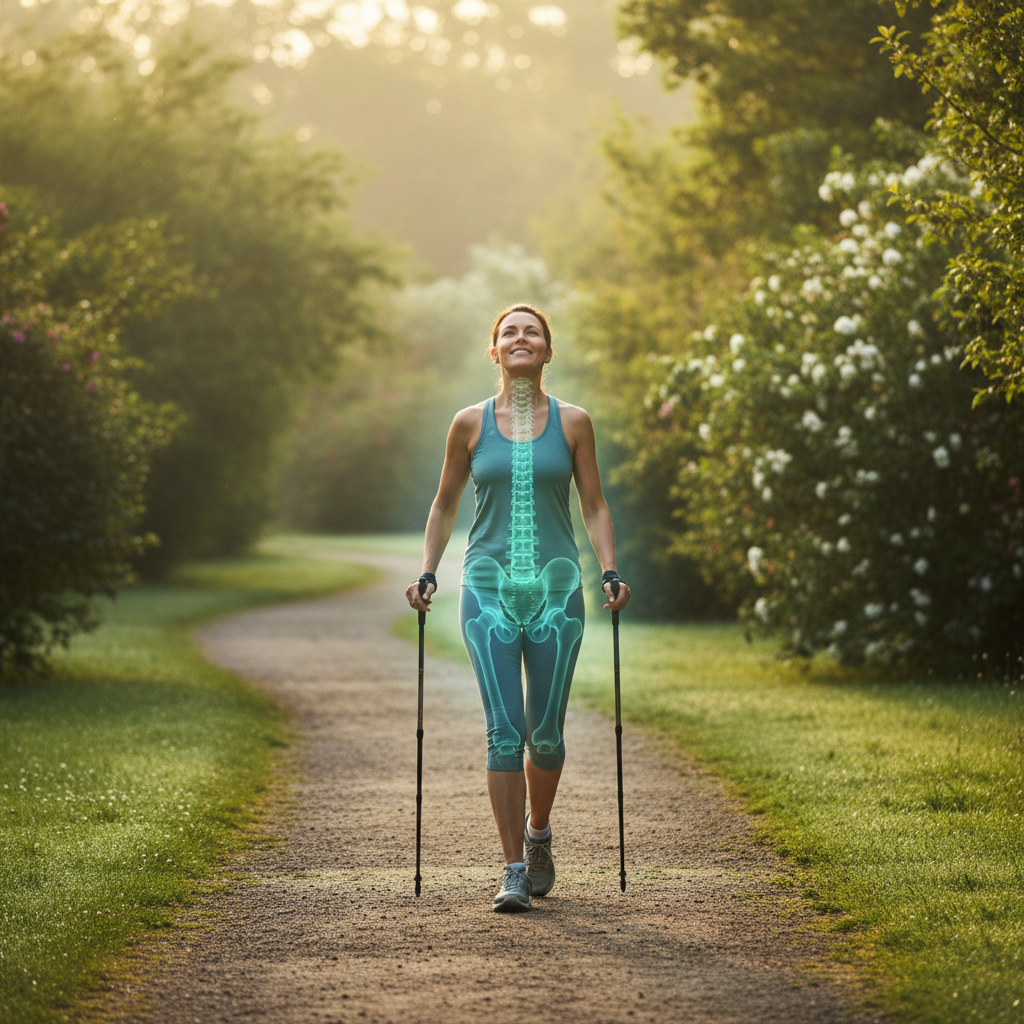 Nordic Walking for Back Pain: How Poles Decompress Your Spine and Rebuild Your Core